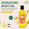 Black Lavish Essentials Vanilla Passion Signature Body Oil, Natural Glow Massage Oil for Soft Rejuvenated Skin, Vitamin E, Natural Oil for Dry Skin Moisturization (Vanilla Passion, 8 oz) view 2