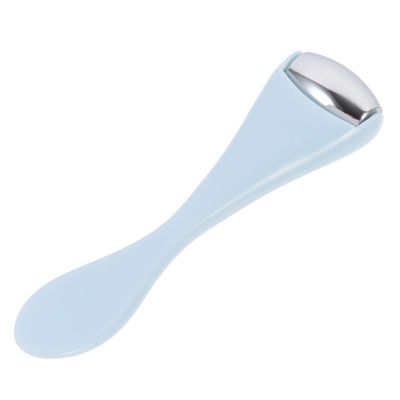 Beatifufu Practical Eye Cream Applicator Mini Eye Massage Roller Spoon for Puffiness and Wrinkles Portable Face Care Tool Light Blue