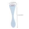 Beatifufu Practical Eye Cream Applicator Mini Eye Massage Roller Spoon for Puffiness and Wrinkles Portable Face Care Tool Light Blue view 3
