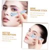 Beatifufu Practical Eye Cream Applicator Mini Eye Massage Roller Spoon for Puffiness and Wrinkles Portable Face Care Tool Light Blue view 4