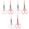 FOMIYES 6pcs High Precision Eyebrow Lash Scissors Brow Trimmer Beauty Tool Compact Lightweight view 1