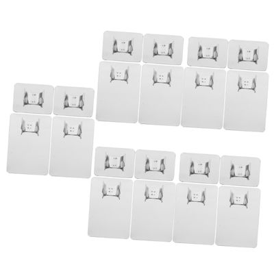 Lurrose 20pcs Stainless Steel Makeup Mixing Palette Foundation Mixing Plates Design for Easy Use Nail Art and Cosmetic Blending