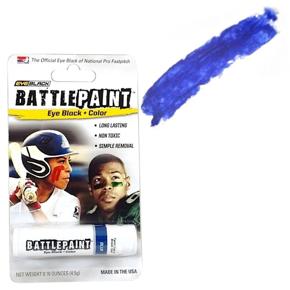 EyeBlack BattlePaint Non-Toxic Face/Body Paint 1 Tube (0.16 oz)  Navy Blue
