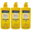 Neutrogena Beach Defense SPF 70 Sunscreen Lotion, Oil-Free, 8.5 oz (Pack of 3) view 1