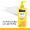 Neutrogena Beach Defense SPF 70 Sunscreen Lotion, Oil-Free, 8.5 oz (Pack of 3) view 3