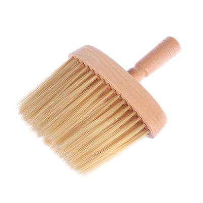 Ipetboom Hairdressing Duster Brush Hard Bristles Efficient Neck and Face Cleaning Tool for Salons and Barbers Easy Use Hair Cutting Brush Convenient Standup Display for Hair Stylists