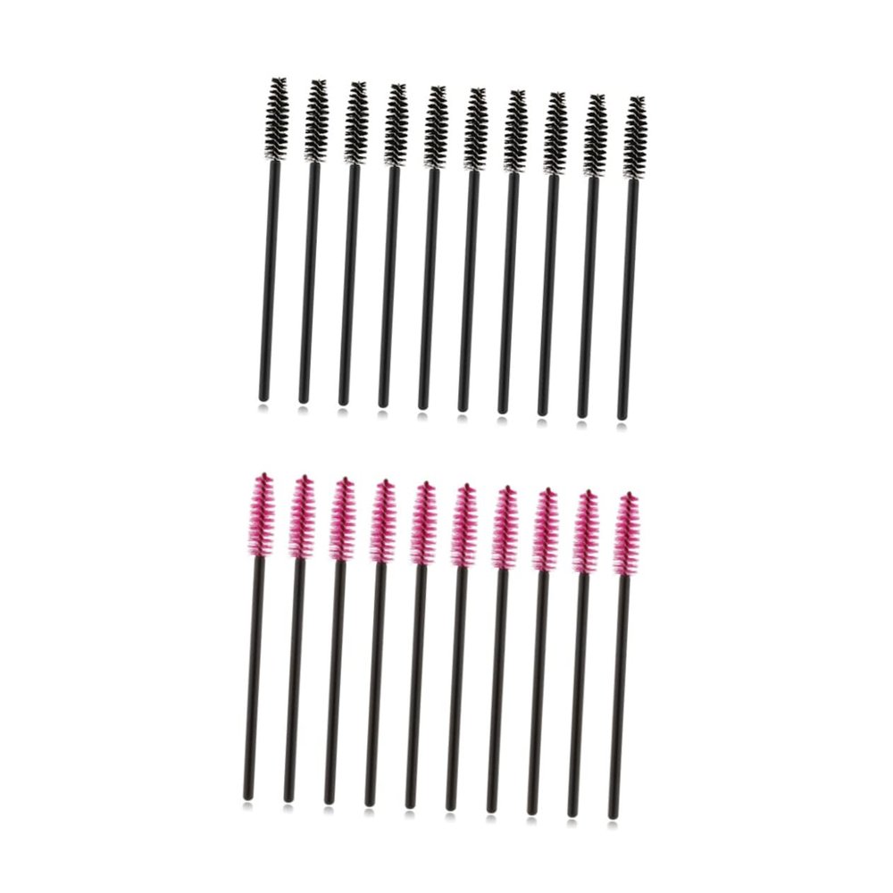 Ipetboom Eyebrow Spoolie Brush Lash Wand 50pcs Disposable Mascara Wands for Perfect Lashes