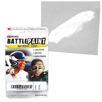 Generic EyeBlack BattlePaint Non-Toxic Face/Body Sports Paint 1 Tube (0.16 oz)  White