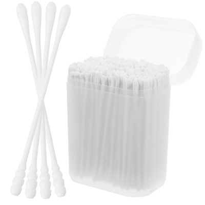 Ipetboom Baby Care Buds Swabs 200pcs Medical Cotton Swabs Large Cotton 2 Different Heads 74mm Safe for Baby