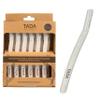 TADA Natural - 12PCS Straight Razors for Men and Women for Eyebrow Straight Edge, Beard, Disposable Razors (White) view 1