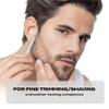 TADA Natural - 12PCS Straight Razors for Men and Women for Eyebrow Straight Edge, Beard, Disposable Razors (White) view 3