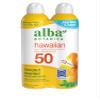 Alba Botanica Hawaiian Coconut Sunscreen, Spray Broad Spectrum SPF 50 Sunscreen, Water Resistant and Biodegradable 5 fl oz Bottle (Pack of 2) view 1