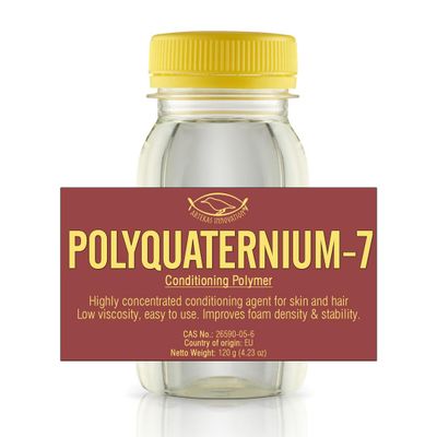 Artekas Innovation POLYQUATERNIUM-7 - Conditioning Polymer, Low Viscosity Liquid - (40%) - for Homemade All Skin & Hair Care Applications - 4.23oz