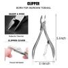 WEITOLNB Nail Clipper Kit 12 Pcs/Set Ingrown Toenail Removal Correction Clippers Professional Pedicure Tools Nail Care for Foot Care Home Use view 3