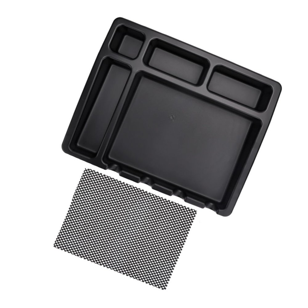 FOYTOKI Hair Clipper Storage Box Barber Organizing Tray Hair Salon Clippers Holder Styling Tools Organizer Barbershop Mat