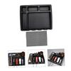 FOYTOKI Hair Clipper Storage Box Barber Organizing Tray Hair Salon Clippers Holder Styling Tools Organizer Barbershop Mat view 2