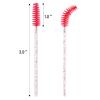 1000 Disposable Mascara Wands Eyelash Brushes Spoolies for Eyebrow Eye Lash Extension Crystal Multicolor view 2