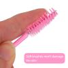 1000 Disposable Mascara Wands Eyelash Brushes Spoolies for Eyebrow Eye Lash Extension Pink view 4