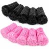1000 Disposable Mascara Wands Eyelash Brushes Spoolies for Eyebrow Eye Lash Extension Black and Pink view 1