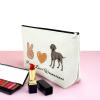 Weimaraner Dog Gifts for Women Cosmetic Bag Weimaraner Gifts Weimaraner Mom Gift Dog Gifts for Dog Lovers Weimaraner Makeup Bag Weimaraner Memorial Gifts Christmas Birthday Gift Zipper Makeup Pouch view 3