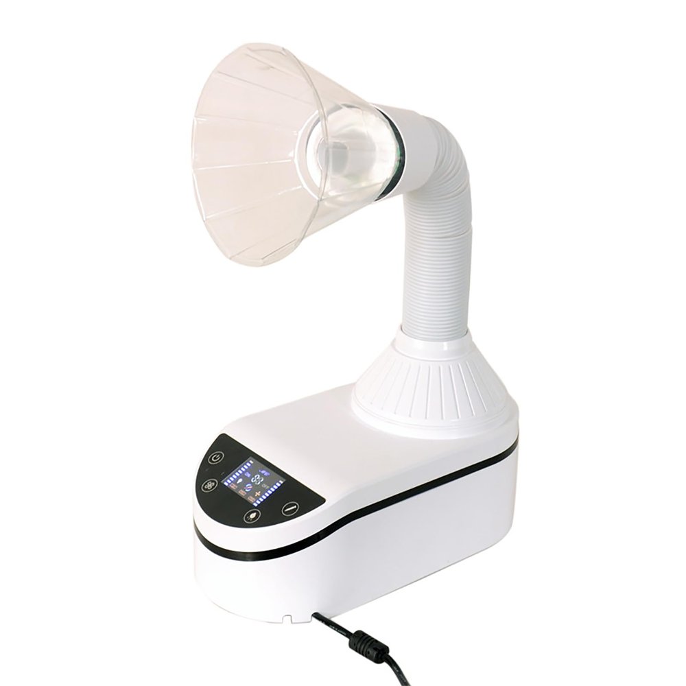 Nail Vacuum Dust Collector, Portable Nail Drill Machine with Display Screen, Adjustable Wind Speed and 360 Rotating Vacuum Tube, Removable Clear Cover and Low Noise Operation, For Nail Art Dust