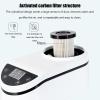 Nail Vacuum Dust Collector, Portable Nail Drill Machine with Display Screen, Adjustable Wind Speed and 360 Rotating Vacuum Tube, Removable Clear Cover and Low Noise Operation, For Nail Art Dust view 3