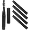 NOLITOY 6pcs Portable Eyebrow Brush Spiral Applicator for Eyelash Grooming Mini Travel Makeup Brushes for Precise Application and Blending Black view 2