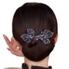 Lazy Hair Curler, Deft Bun and Flower Hair Accessories for Women - Twist Feather Hairpin, Rhinestone Hair Clip for Long Thick Hair view 1