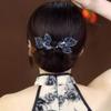 Lazy Hair Curler, Deft Bun and Flower Hair Accessories for Women - Twist Feather Hairpin, Rhinestone Hair Clip for Long Thick Hair view 3