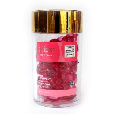 Ellips Hair Beauty Oil with Moroccan Oil, Jar Type(50 Capsules), Hair Treatment (Pack of 1)