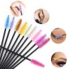 BTYMS 500 Pieces Disposable Mascara Wands Eyelash Brush Brow Brushes Applicators Lash Spoolies for Eye Lash Extension - Multi Color view 4