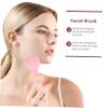 Beatifufu 3pcs Women's Silicone Facial Cleansing Brush Skincare Tools Gentle Face Scrubber for Cleansing view 2