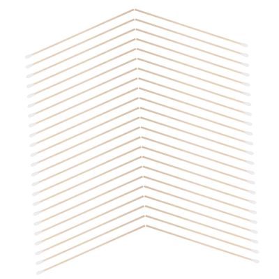 Ipetboom Long Wood Handle Cotton Swabs Safe for Makeup Removal Wound Care and Ear Cleaning Cotton Tip for Gentle Use Skin