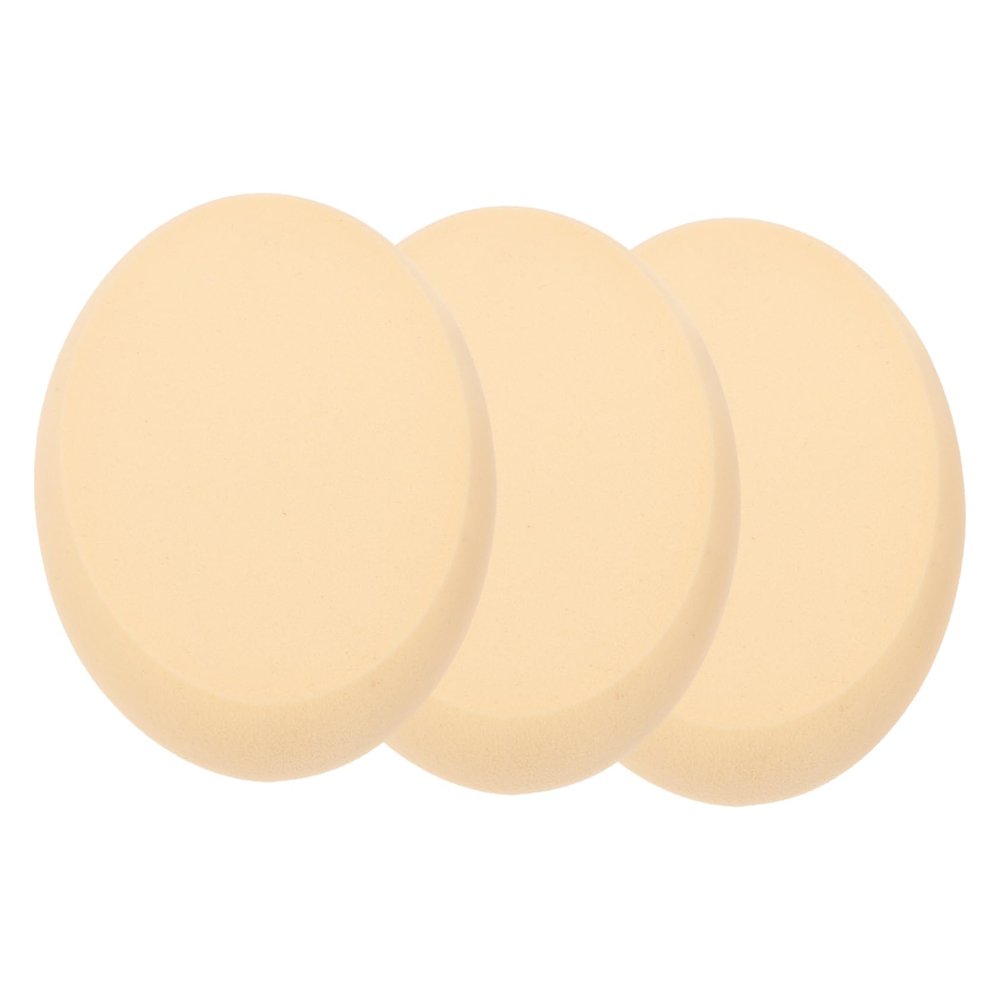 Ipetboom Makeup Powder 3pcs Large Oval Soft Comfortable Bb Cream Puff Practical