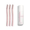 BONDI BLADES - Starter Kit - 3 Pack Dermaplaning Razors & Aloe Vera Shave Gel - Dermaplane Razor - Eyebrow Razor - Dermaplaning tool for Face - Facial Razor for Women - Peach Face Remover view 1