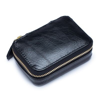 Dajingkj Lipstick Case with Mirror Lipstick Organizer Genuine Leather Lip Gloss Bag Mini Lipstick Holder Womens Girls Travel Lipgloss Makeup Storage Case