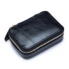 Dajingkj Lipstick Case with Mirror Lipstick Organizer Genuine Leather Lip Gloss Bag Mini Lipstick Holder Womens Girls Travel Lipgloss Makeup Storage Case view 1
