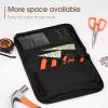 GTABVECT Rainbow Musical Note Artistic Folding Storage Bag Tools Storage Carrying Case Makeup Travel Case Portable Makeup Bag Organizer view 4