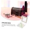 Beatifufu 6pcs Plastic Eyelash Case Falsecara Glitter Lashes Packaging Box for Storage view 4