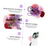 Beatifufu 2pcs Japanese Style Flower Tassel Hair Combs Bridal Hair Accessories for Weddings Elegant Hairpins for Bride Creative Attractive Design Easy to Use and Remove view 3