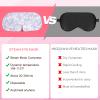 XPCARE 32 Pack Steam Eye Masks for Dry Eyes, SPA Warm Sleep Eye Mask, Disposable Heated Eye Mask for Dark Circles, Puffy Eyes, Relief Stress Eye Fatigue(Rose) view 3