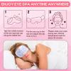 XPCARE 32 Pack Steam Eye Masks for Dry Eyes, SPA Warm Sleep Eye Mask, Disposable Heated Eye Mask for Dark Circles, Puffy Eyes, Relief Stress Eye Fatigue(Rose) view 4