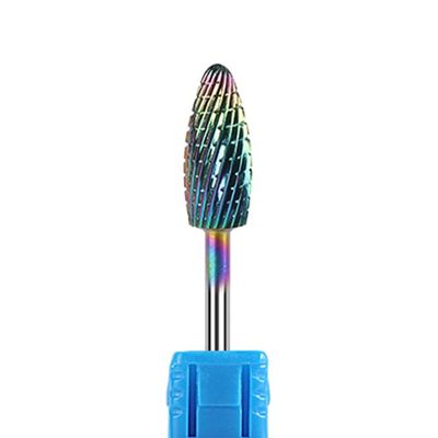 Carbide Tungsten Nail Bits Milling Cutter Burrs Electric Nail Drill Bit Pedicure Cuticle Clean Tools for Manicure Buffers Drill - (Color: 7Wx)
