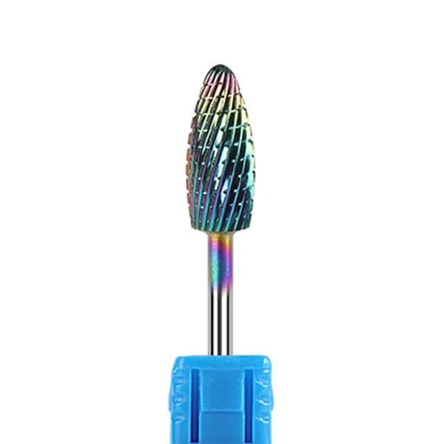 Carbide Tungsten Nail Bits Milling Cutter Burrs Electric Nail Drill Bit Pedicure Cuticle Clean Tools for Manicure Buffers Drill - (Color: 7Wx)