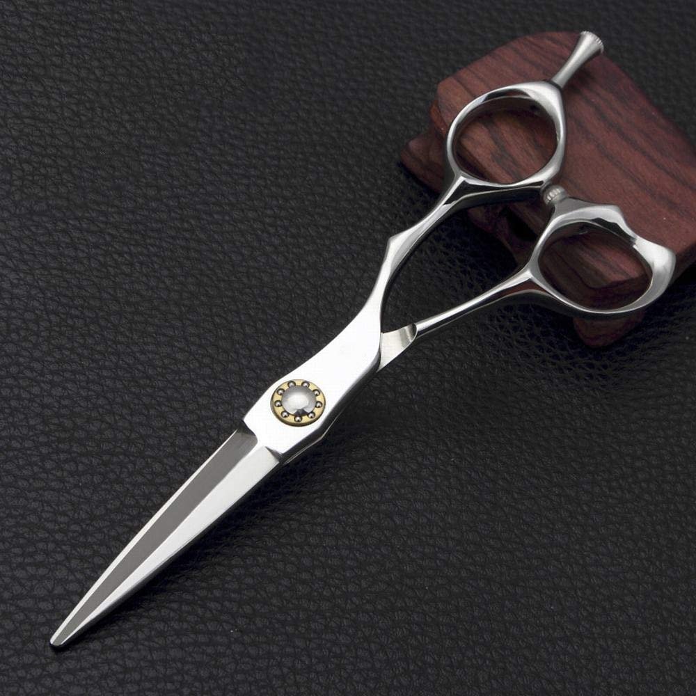 5.5 Inch Hair Clipper, Flat Haircut Scissors Clipper Hair Care Tools (Silver)