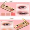 Glitter Eyeshadow Palette,3 Colors Shimmer Eyeshadow Palette Gold Eyeshadow Highly Pigmented Long Lasting Waterproof Sweatproof Eye Shadow Palette Makeup for Women Eye Shadow Palette Makeup (10#) view 2
