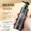 Beard Wash and Beard Conditioner for Men & Beard Grooming Kit for Men, Beard Care Kit Includes Beard Oil and Balm, Beard Shampoo Perfect Gifts for Him Man Dad Boyfriend view 3