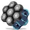 Universal Replacement Heads for Blade,Replacement Blades Compatible with Most Major Head Shaver Brands, Easy-to-Install Electric Razor Shaver Heads for Bald Men. (7 Black Magnetic) view 1