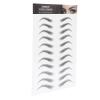 6D Eyebrow Tattoo Sticker, Professional Waterproof Long Lasting Eyebrow Transfers Sticker Household Portable Women Eyebrow(BLACK-10) view 2