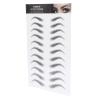 6D Eyebrow Tattoo Sticker, Professional Waterproof Long Lasting Eyebrow Transfers Sticker Household Portable Women Eyebrow(BLACK-10) view 4